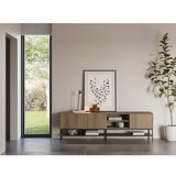 Marckeric TV komoda u dekoru hrasta u prirodnoj boji 180x55x35 cm Amira – | shoptok.hr