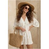TRENDYOLMILLA Ženska haljina Tbess25El00096, Krem | Eponuda.com