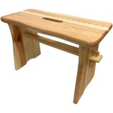 Mali drveni stol, svijetli 39x19x25 cm | shoptok.hr