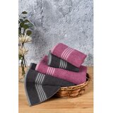 Mila Home Ružičasti/antracitno sivi pamučni set ručnika 4 kom – | shoptok.hr
