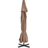  Vrtni suncobran s aluminijskom šipkom 500 cm bež | shoptok.hr