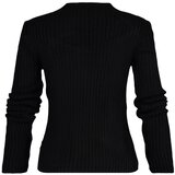 Trendyol Black Soft Textured Window/Cut Out Knitwear Sweater | Eponuda.ba