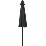 Balkonski suncobran crni 270 x 144 x 222 cm polukružni | shoptok.hr