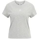 Adidas Majica 'Essentials' siva melange / bijela