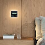 Ideal Lux led zidno spot svetlo piano LED/10W/230V cri 90 usb crna | Eponuda.com