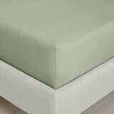 Bianca Zelena napenjalna rjuha iz bombažnega perkala 135x190 cm Cotton Percale – | Shoptok.si