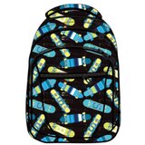 Octopus Školski Ranac Oby2641 Steezy Sesh 28x13x39cm plava žuta | Eponuda.com