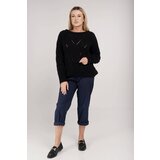 By o la la Black openwork sweater | Shoptok.si