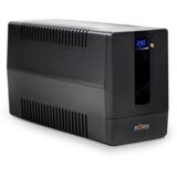 Njoy Horus Plus 2000 (4 Schuko izhodi, line-interactive, RJ45 zaščita, USB, programska oprema, LCD zaslon, črna) | Shoptok.si