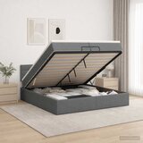  od pjene s madracem i LED-om Tamnosiva 200 x 200 cm | shoptok.hr