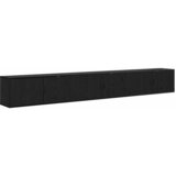  Zidni TV ormar set Zidne 3 pcs Crni hrast 100 x 34,5 x 40 cm | shoptok.hr