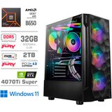 MEGA Računalnik TWR S7 R7-7700X/RTX4070Ti Super/32GB-DDR5/2TB-4.0/750W/Win11Home RGB, (21218398) | Shoptok.si