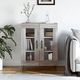 The Living Store Komoda siva sonoma 69,5x34x90 cm inženirski les - Komoda, (21662070) Cene