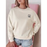DStreet Bluza damska oversize z haftem SOFTSLON ecru | Shoptok.si