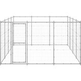 Vanjski kavez za pse od pocinčanog čelika 14,52 m² | shoptok.hr