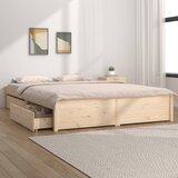 vidaXL Posteljni okvir s predali 150x200 cm 5FT Cene