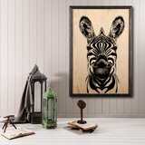 Wallity slika zebra, 50 x 70 cm Cene