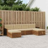  Set vanjskih sofa 6 kom. Čvrsto drvo akacije | shoptok.hr