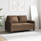  Dvosjed od tkanine smeđi 120 cm | Eponuda.com