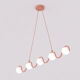 Ružičasti luster na sajli SINUS 5xG9/8W/230V | Eponuda.com