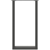  Noge za barski stol U-oblika 2 kom antracit 50 x (90-91) cm čelik | shoptok.hr