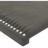  LED uzglavlje tamnosivo 93x16x118/128 cm baršunasto | shoptok.hr