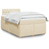  Krevet box spring s madracem krem 120 x 190 cm od tkanine | shoptok.hr