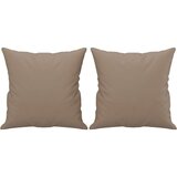  3-dijelni set sofa s jastucima boja cappuccina od umjetne kože | shoptok.hr