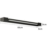 Brilagi LED Spolja&amp;scaron;nje zidno svetlo AQUA LINE LED/18W/230V 60 cm IP44 crno Slike