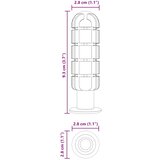  Ručke za stol za nogomet 10 pcs Crna 2,8 x 2,8 x 9,3 cm PP | shoptok.hr