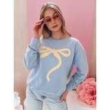 DStreet Bluza damska one size oversize SOFTTIE błękitna Cene