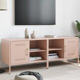 Furnova TV omarica 2 kosa roza 68x39x50,5 cm jeklo, (21924095) Cene