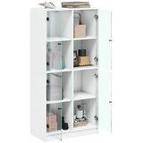  Visoka komoda s vratima bijela 68x37x142 cm konstruirano drvo | shoptok.hr