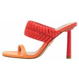 Steve Madden narandžasto-crvene papuče na štiklu SMENAMOR-637 Cene