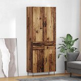  Highboard s ladicama 2 pcs Staro drvo Inženjersko drvo i staklo | shoptok.hr