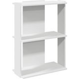 Maison Chic Knjižna omara - Knjižni regal 3-nadstropna bela 60x30x80 cm inž. les, (21724565) Cene