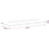  Jastučići za klupe VIANEN 2 kom. 100% poliester Siva - Siva 150 x 50 x 12 cm | shoptok.hr