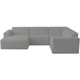 Scandic Siva kutna garnitura od bouclé tkanine (u obliku slova "U") Roxy – | shoptok.hr
