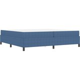  Konstrukcija postelje z vzmetnico Modra 200 x 200 cm blago, (5000123740) | Shoptok.si