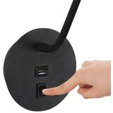  Brilagi - LED fleksibilna zidna lampa sa USB portom MAYA LED/3W/230V crna | Eponuda.com