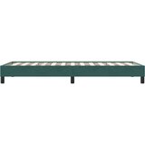  posteljni okvir brez vzmetnice temno zelena 80x220 cm žamet, (21828976) | Shoptok.si