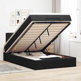  Otomanski krevet s madracem crni 120x200 cm baršunasti | shoptok.hr