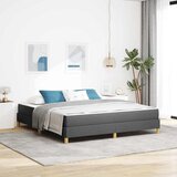  s opruga kutije Tamno siva 180 x 200 cm tkanina | shoptok.hr