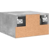 vidaXL Stenska nočna omarica betonsko siva 35x35x20 cm | Shoptok.si