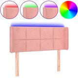  LED uzglavlje ružičasto 83x16x78/88 cm baršunasto | shoptok.hr