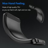 SUNSKY Carbon Brush ovitek za Samsung A57, Črn | Shoptok.si