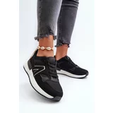 Kesi Women's sneakers made of black Vinelli eco leather
