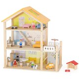  Drvena kućica za lutke Viga set s lutkama i dodacima | shoptok.hr