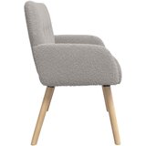  Dvosjed s nogama od punog drva Svjetlosiva Bouclé | shoptok.hr