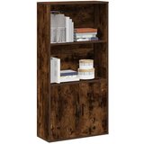 vidaXL Knjižna omara dimljeni hrast 60x24x120 cm inženirski les | Shoptok.si